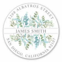 Personalisierte ReturnAddress I Eukalyptus