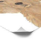 Personalisierte reversible irische Setter Art Fotodruck (Ecke)