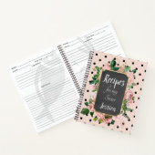 Personalisierte Rezepte für mein Schwesterrosa-Not Notizblock (Innenseite)