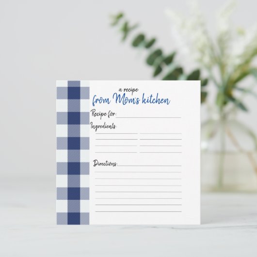 Personalisierte Rezeptionskarten (Stehend Vorderseite)