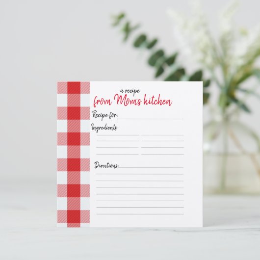 Personalisierte Rezeptionskarten (Stehend Vorderseite)