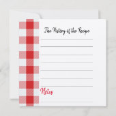 Personalisierte Rezeptionskarten (Rückseite)