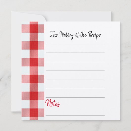 Personalisierte Rezeptionskarten (Rückseite)