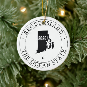 Personalisierte Rhode Island Ornament