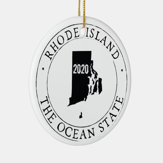 Personalisierte Rhode Island Ornament (Rechts)