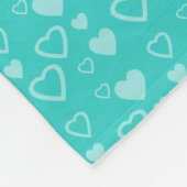 Personalisierte rhythmische fleecedecke (Ecke)