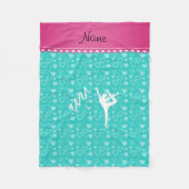 Personalisierte rhythmische fleecedecke (Vorderseite)