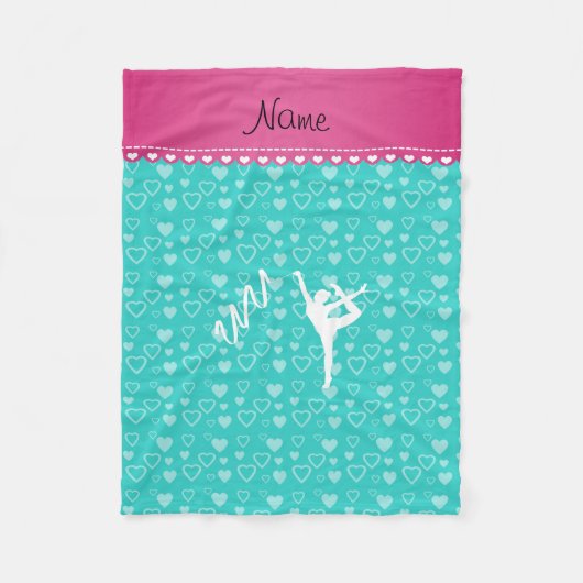 Personalisierte rhythmische fleecedecke (Vorderseite)