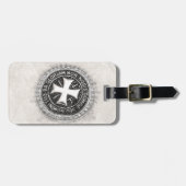 Personalisierte Ritter Templer Mittelalterliches S Gepäckanhänger (Vorderseite horizontal)