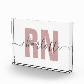 Personalisierte RN-Geschenke für Krankenschwestern Fotoblock (Rechts)