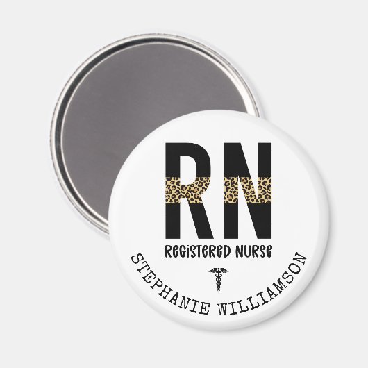 Personalisierte RN-Geschenke für Krankenschwestern Magnet (Vorderseite/Rückseite)