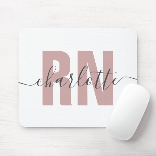 Personalisierte RN-Geschenke für Krankenschwestern Mousepad (Mit Mouse)