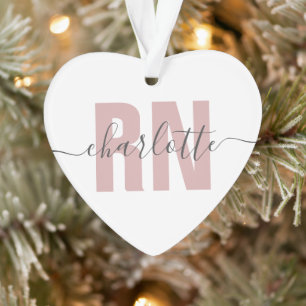 Personalisierte RN-Geschenke für Krankenschwestern Ornament