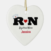 Personalisierte RN Keramik Weihnachten Ornament (Rechts)