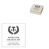 Personalisierte RN-Rücksendeadresse Gummistempel (Stempel)