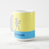 Personalisierte Robot-Tasse Kaffeetasse (Vorderseite Links)