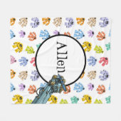 Personalisierte Roboter Fleecedecke (Vorderseite (Horizontal))