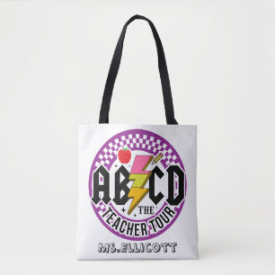 Personalisierte Rock Band Inspiriert Teacher Tote  Tasche