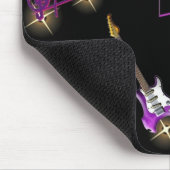 Personalisierte Rock Star Music Background Mouse P Mousepad (Ecke)