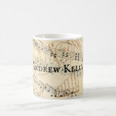 Personalisierte Rock- und Roll-Gitarrenklangwelle Kaffeetasse (Mittel)