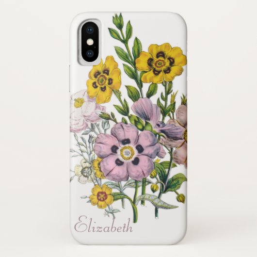 Personalisierte Rockrosen Case-Mate iPhone Hülle (Rückseite)