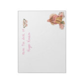 Personalisierte Romance Buch Lover Stationery Notizblock (Rotiert)