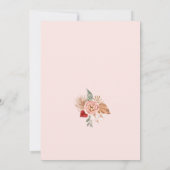 Personalisierte Romantik von B&W Baby Shower Einladung (Rückseite)