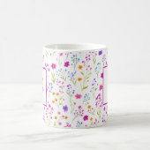 Personalisierte romantische Frühlingsblumen für Mä Kaffeetasse (Mittel)
