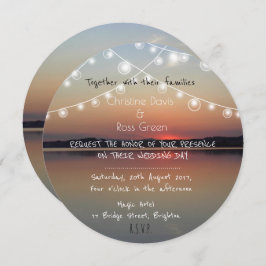 Personalisierte romantische Hochzeitseinladung Einladung