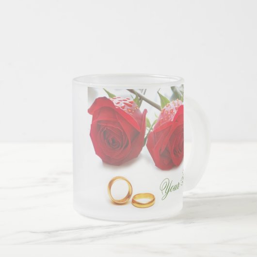 Personalisierte romantische Tasse (VorderseiteRechts)