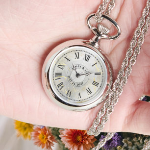 Personalisierte römische Necklace-Uhr für sie Armbanduhr