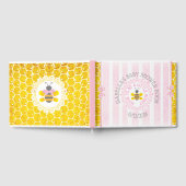 Personalisierte Rosa Biene Hummel Babydusche Buch (Voll)