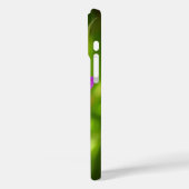 Personalisierte rosa Blume Apple iPhone Case (Rückseite / Links)