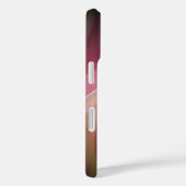 Personalisierte rosa Blume Apple iPhone Case (Rückseite / Rechts)