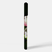 Personalisierte rosa Blume Apple iPhone Case (Rückseite / Rechts)