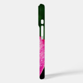Personalisierte rosa Blume Apple iPhone Case (Rückseite / Links)