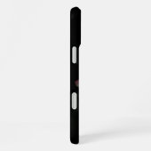 Personalisierte rosa Blume Apple iPhone Case Hülle (Rechte Seite)