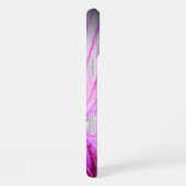 Personalisierte rosa Blumen Apple iPhone-Hülle iPhone Hülle (Rechte Seite)