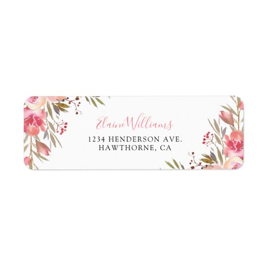 Personalisierte Rosa Blüte (Vorne)