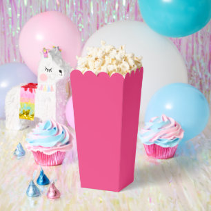 Personalisierte rosa Geschenkboxen – Popcorn-Stil Geschenkschachtel