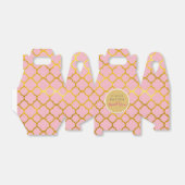 Personalisierte Rosa Gold-Quartett-Spielbox Geschenkschachtel (Ungefaltet)