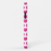 Personalisierte rosa Herzen Case-Mate iPhone Hülle (Hinten/Rechts)