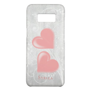Personalisierte rosa Herzen Case-Mate Samsung Galaxy S8 Hülle