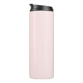 Personalisierte, rosa-minimalistische Moderne Thermosbecher (Nach rechts gedreht)