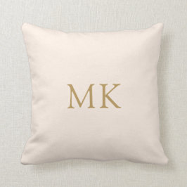 Personalisierte Rosa-Monogramm-Initialen Kissen