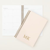 Personalisierte Rosa-Monogramm-Initialen Planer (Anzeige)