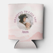 Personalisierte rosa Pastelle kann gefärbt werden Dosenkühler (Vorderseite)