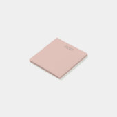 Personalisierte rosa Post-It-Notizen Post-it Klebezettel (angewinkelt)