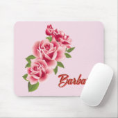 Personalisierte rosa Rose Mousepad (Mit Mouse)