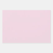 Personalisierte rosa Schleifenname Geschenkpapier Set (Vorderseite 2)